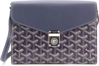 Goyard Chypre Wallet on Strap Coated Canvas with Leather