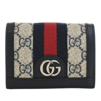 Gucci Pre-owned Wallets, female, Beige, Size: ONE SIZE Pre-owned Small Wallet