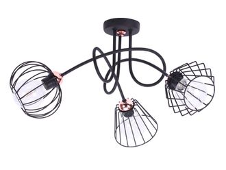OEM L&aacute;mpara De Techo Colgante Loft Metal E27 Led