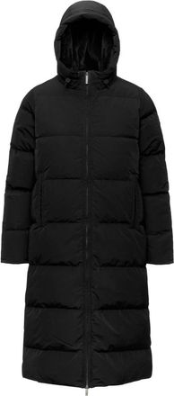 K-Way Dina Glanz Nylon Jas - Dames - Dons jassen - Zwart - L - Nylon - Jassen