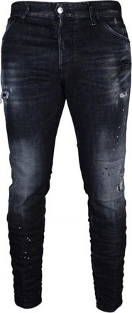 Dsquared2 Cool Guy Jeans - Heren - Slim Fit Jeans - Zwart - XS - Katoen - Jeans