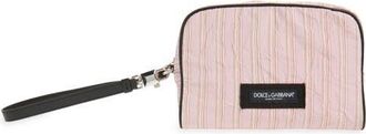 Dolce & Gabbana Stripe Poplin Bag in Multicolor Rosa at Nordstrom