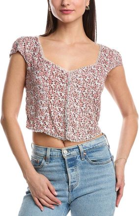 Free People Faye Printed Top