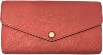 Louis Vuitton Pre-owned Wallets, female, Red, Size: ONE SIZE Pre-owned Monogram Empreinte Long wallet (bi-fold)