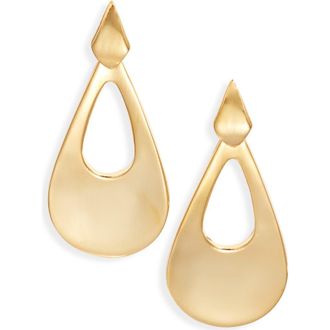 Kenneth Jay Lane Teardrop Earrings in Gold at Nordstrom