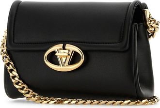 Valentino Garavani Nero Lambskinleatherovisariesaries Borse A Tracolla Bag