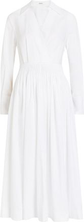 Joseph Kathe Cotton-poplin Midi Shirt Dress - White - 44 (UK16 / XL)