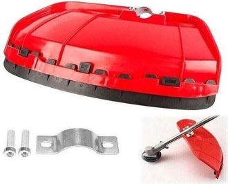 OEM Protector De Cubierta, Protector Para Desbrozadora, Para Cortadoras De Maleza Con Un Di&aacute;metro De 28 Mm (rojo Grande)