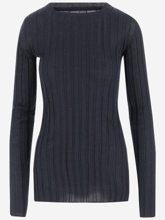 Tシャツ・カットソー Carven Turtle Neck Underpinning Ecru Wool Pullover Carven Turtle Neck Underpinning Ecru Wool Pullover from
