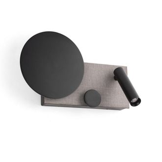 Netlighting Klee Integrated LED Reading Light Wall Light Grey 2700K