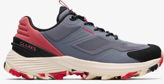 Clarks Womens Laila Trail Blue Combi Trainers - Size UK 7