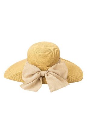 San Diego Hat Company Ultrabraid Floppy Straw Sun Hat in Linen at Nordstrom