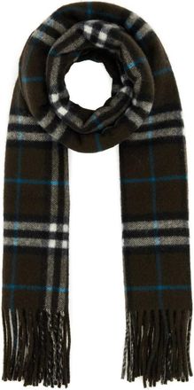 Burberry Dark Brown Signature Print Scarf