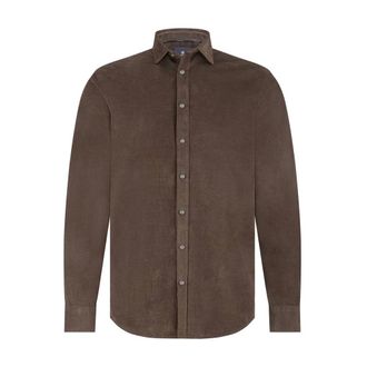 State of Art Heren, Overhemden, Bruin, Maat: 3XL
