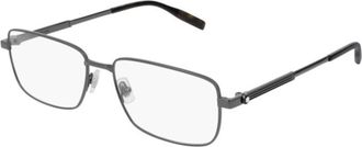Montblanc Ladies Black Rectangular Eyeglass Frames MB0029O 006