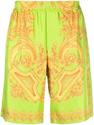 Versace Barocco 660 shorts - Groen