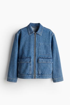 H&M Jeansjacke - Helles Denimblau