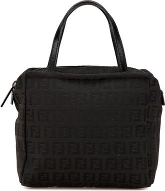 Fendi Pre-owned Womens Canvas Tote Bag - Black Textile - One Size