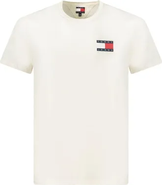 Tommy Hilfiger Witte Katoenen T-Shirt voor Mannen