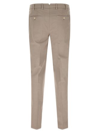 Brunello Cucinelli American Pima Cotton Trousers - Beige