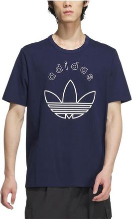 adidas Originals Logo Printed T-Shirt Asia Sizing Black White JD3257