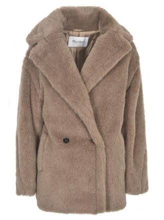 Max Mara Light Brown Alpaca Wool-blend Jacket