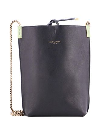 Saint Laurent Suzanne Hobo Leather Mini crossbody bag - Nero