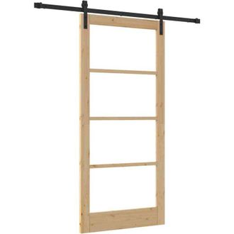 vidaXL Puerta Interior Orkdal Marr&oacute;n 93 X 202 Cm Vidaxl