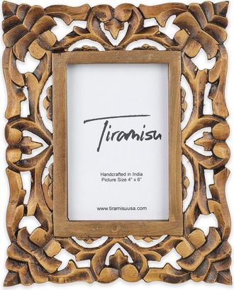 Tiramisu Artisanal Heritage Wood Carved Picture Frame in Antique at Nordstrom Rack