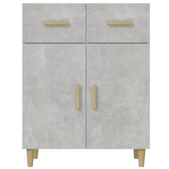 Berkfield Home Sideboard Concrete Grey 69.5x34x90 cm Engineered Wood