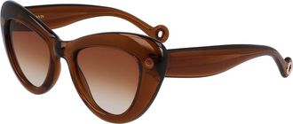 Lanvin LNV640S 208 Womens Sunglasses Brown Size 50