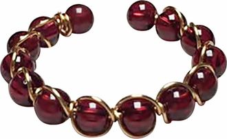 Generic Ring Adjustable Anxiety Ring. Unisex With Beads Spinning Jewelry for Teen Girls (One Size)