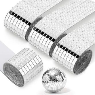 OEM 6400 Piezas De Mini Mosaicos De Espejo, Baldosas Cuadradas Acr&iacute;licas De 5 X 5 Mm, Pegatinas De Pared De Espejo De Vidrio, Pegatinas De Mosaico Acr&iacute;lic