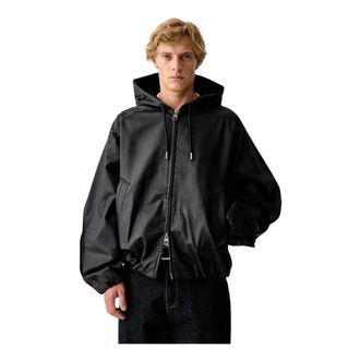 Rains Heavy Transitional Jacket - Heren - Jassen - Zwart - Maat: XS Katoen