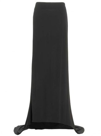 Magda Butrym Black Asymmetrical long skirt