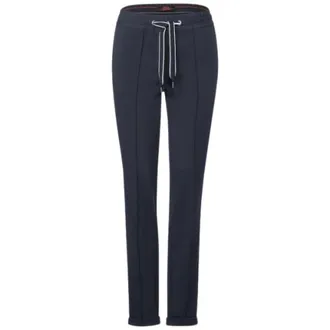 Cecil Broek - Dames - Broeken - Blauw - Maat: XL