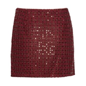 Rotate Mujer, Faldas, Rojo, Talla: XS