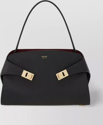 Ferragamo Hug soft medium bicolor shoulder bag