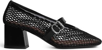 Alaia Black Leather Pumps