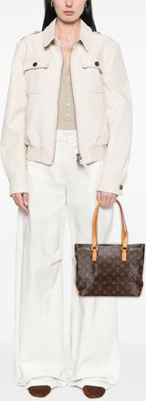 Louis Vuitton Pre-owned Womens Villiers Monogram Canvas Tote Bag - Brown Textile - One Size