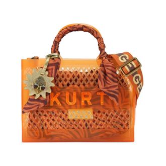 Kurt Geiger Handbags, female, Orange, Size: ONE SIZE Small Jelly Tote Bag