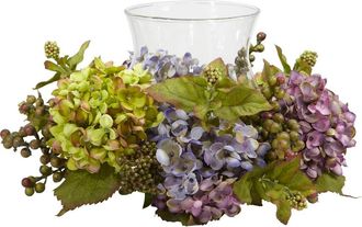 Nearly Natural Mixed Hydrangea Candelabrum Artificial Arrangement at Nordstrom
