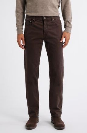 AG - Adriano Goldschmied Prot&eacute;g&eacute; Italian Light Bedford Straight Leg Pants in Sulfur Bitter Chocolate at Nordstrom Rack, Size 30 X 34