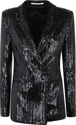 Tagliatore J-Parigi Jas - Dames - Blazers - Zwart - S - Leer - Jassen
