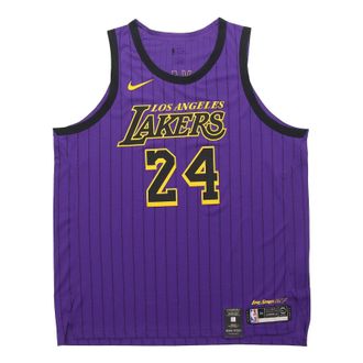 Nike NBA Jersey Kobe Bryant Lakers 18-19ss Jersey Men Purple AV3696-505