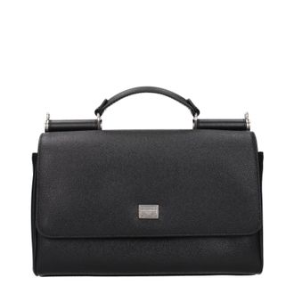 Dolce & Gabbana Dolce & Gabbana Borsa Sicily Borsa Uomo Pelle Nera