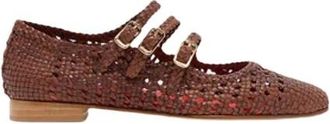 Carel Ariana Ballerina - Dames - Ballerinas - Bruin - 38 EU - Leer - Schoenen