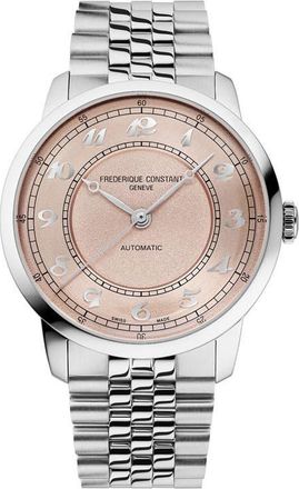 Frederique Constant Classics Premiere Automatic Bracelet Watch, 38.5mm in Silver-Tone at Nordstrom