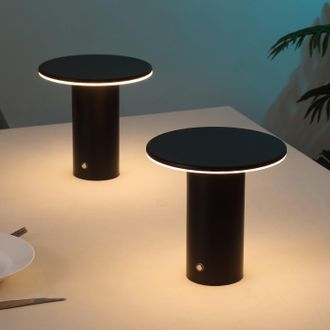 Jonathan Y Designs Gio Modern Minimalist Column Rechargeable/Cordless Dimmable Integrated LED Table Lamp with Touch Sensor