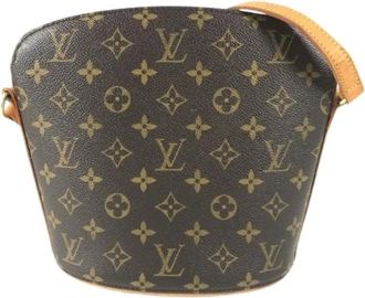 Louis Vuitton Pre-owned Bucket Bags, female, Brown, Size: ONE SIZE Pre-owned Vintage Canvas Bucket Bag